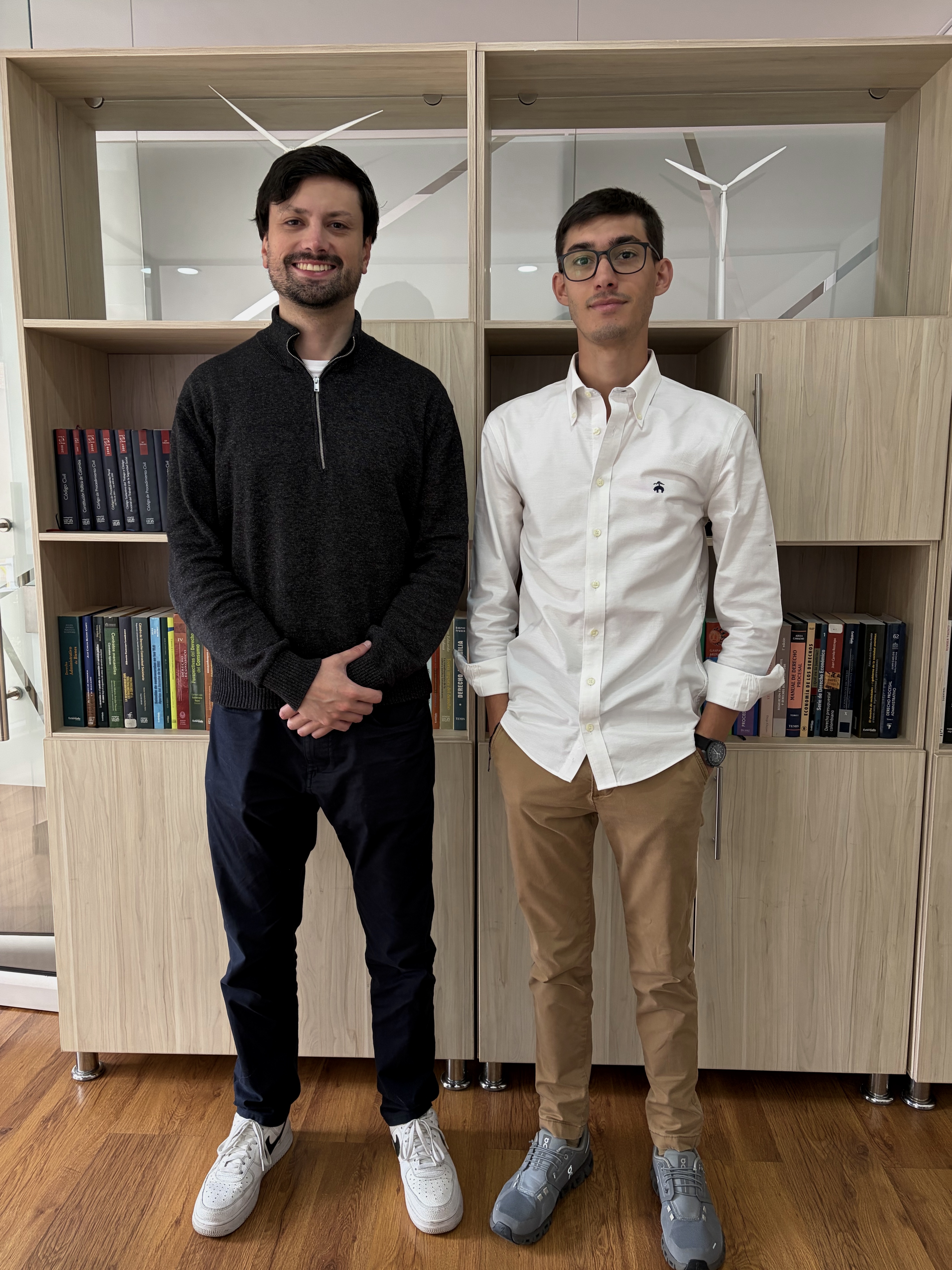 Julian Delgado y Agustín Jaramillo, co-fundadores de CertiVeh